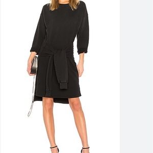 Current Elliott double sweatshirt dress in black